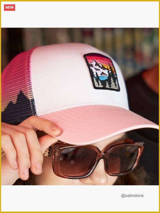 Trucker Hat Snapback Baseball Cap for Women - Adjustable Summer Hat main image 6